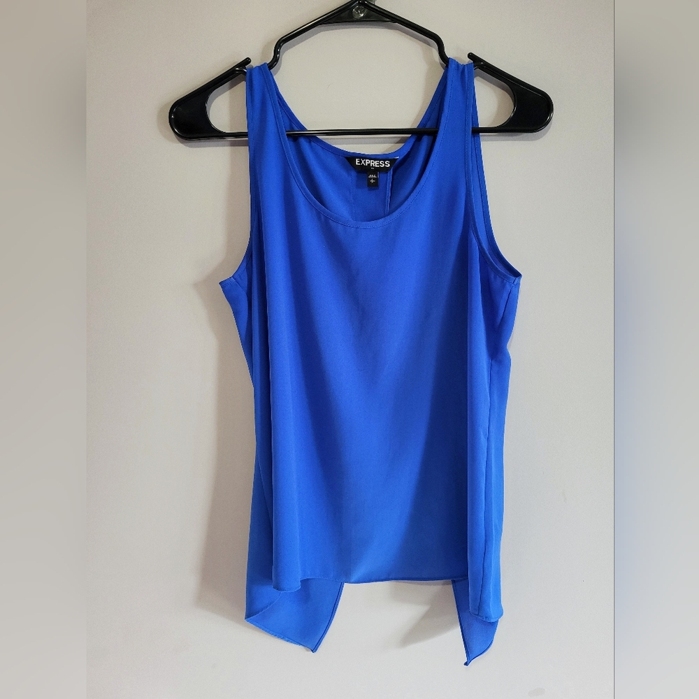 Express open back tank top size small